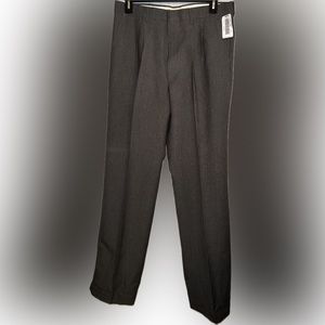 ⭐️NWT Men’s Slacks Brown Flexslax Pleated Front Belt Loops Pockets 36 x 32